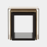 Castle Luxury Brushed Bronze Side Table Set