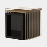 Castle Luxury Brushed Bronze Side Table Set