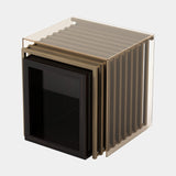 Castle Luxury Brushed Bronze Side Table Set