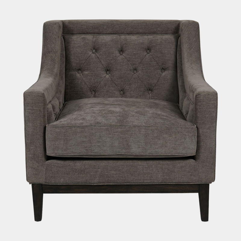 Charles Deep Buttoned & Piped Armchair