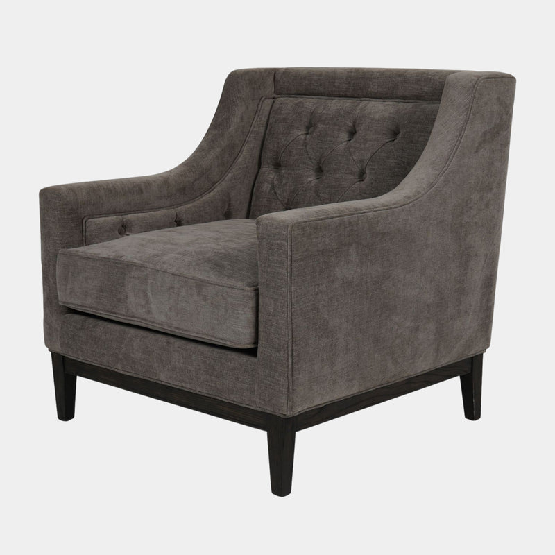 Charles Deep Buttoned & Piped Armchair