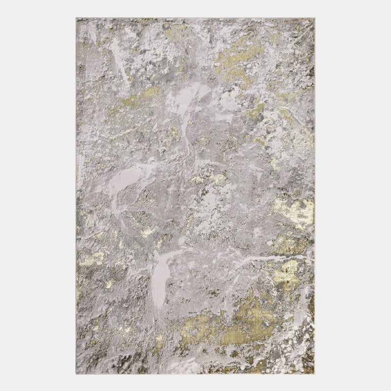 Cloud Aurora Luxury Metallic Gold Rug | Touched Interiors