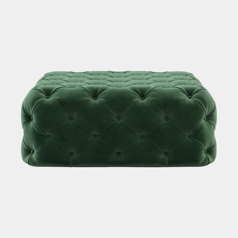Clubhouse Deep Buttoned Luxury Pouf