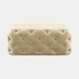 Clubhouse Deep Buttoned Luxury Pouf