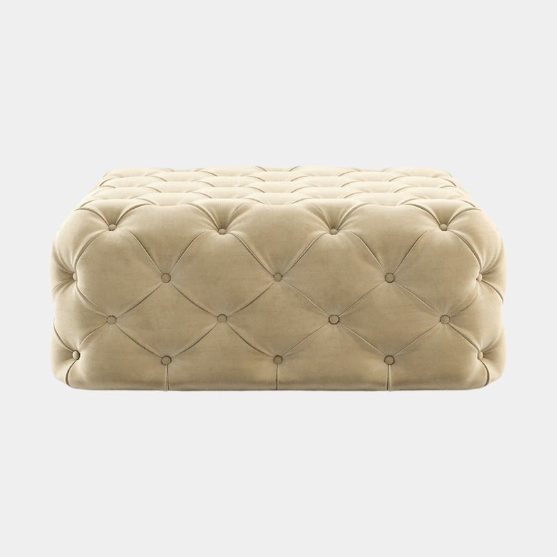 Clubhouse Deep Buttoned Luxury Pouf