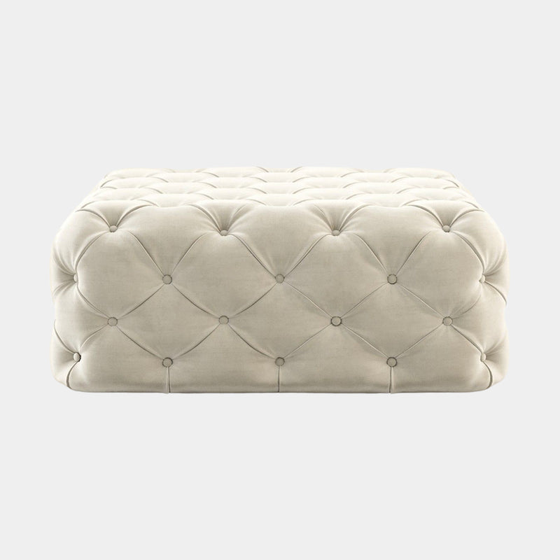 Clubhouse Deep Buttoned Luxury Pouf