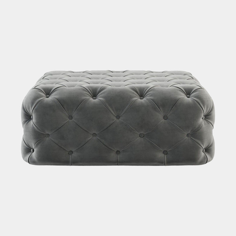 Clubhouse Deep Buttoned Luxury Pouf