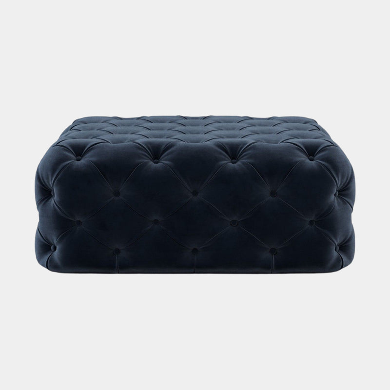 Clubhouse Deep Buttoned Luxury Pouf