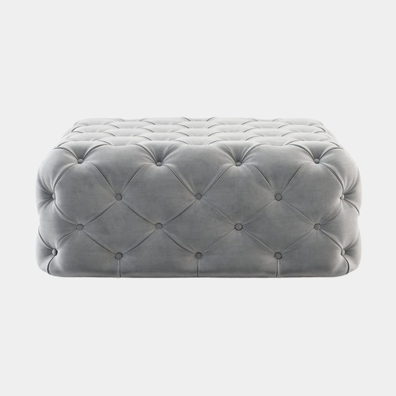 Clubhouse Deep Buttoned Luxury Pouf