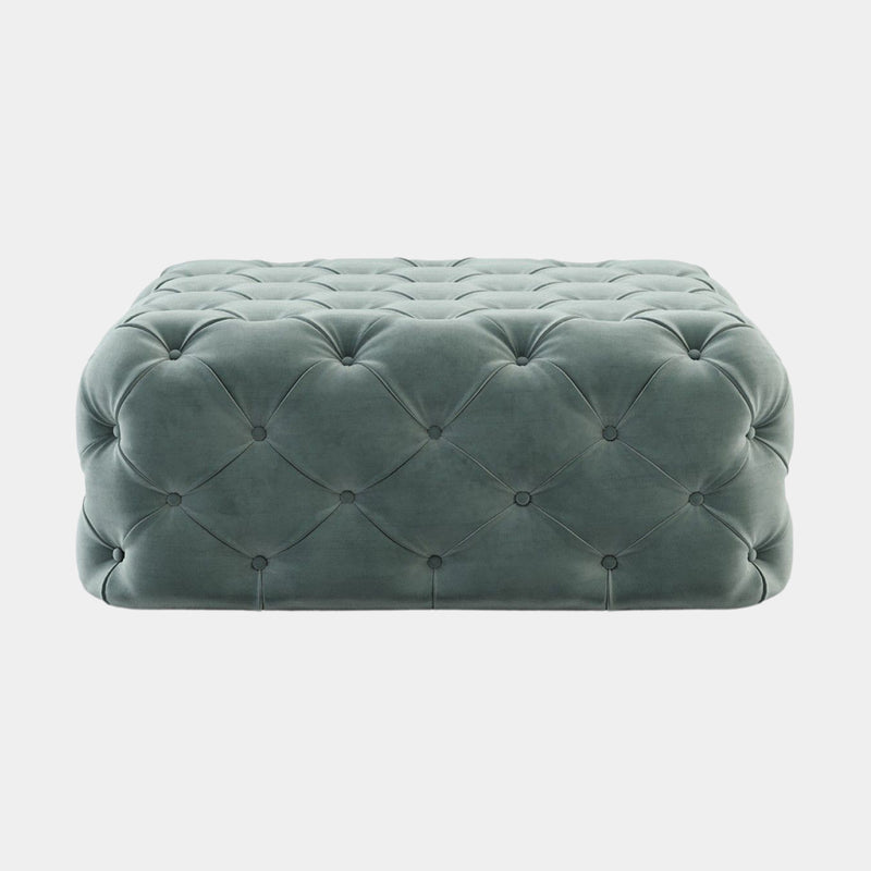 Clubhouse Deep Buttoned Luxury Pouf