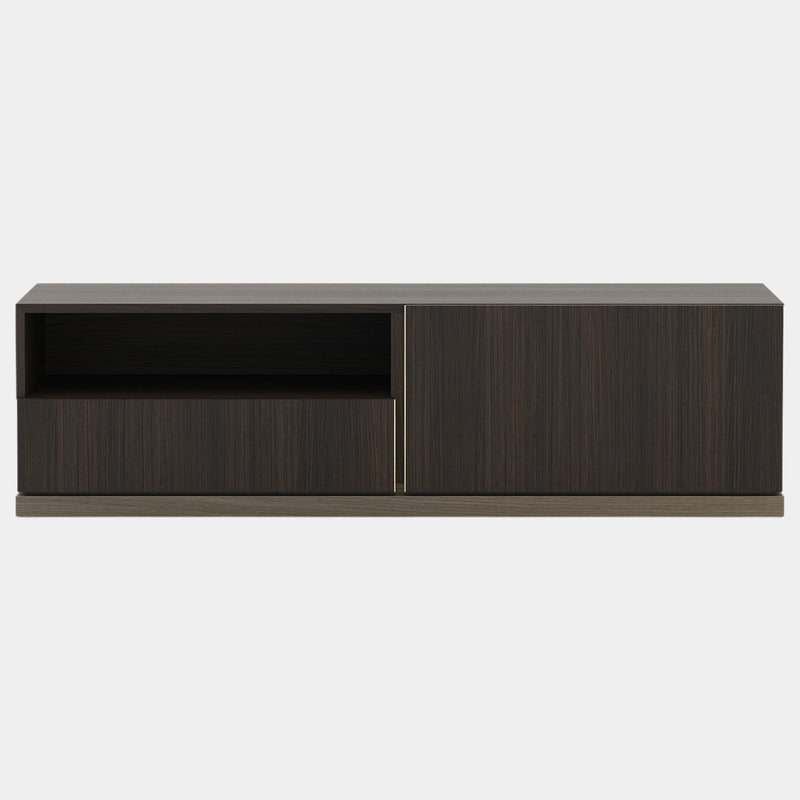 Contemporary Seattle TV Cabinet with Metal Detailing