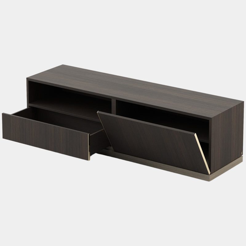 Contemporary Seattle TV Cabinet with Metal Detailing