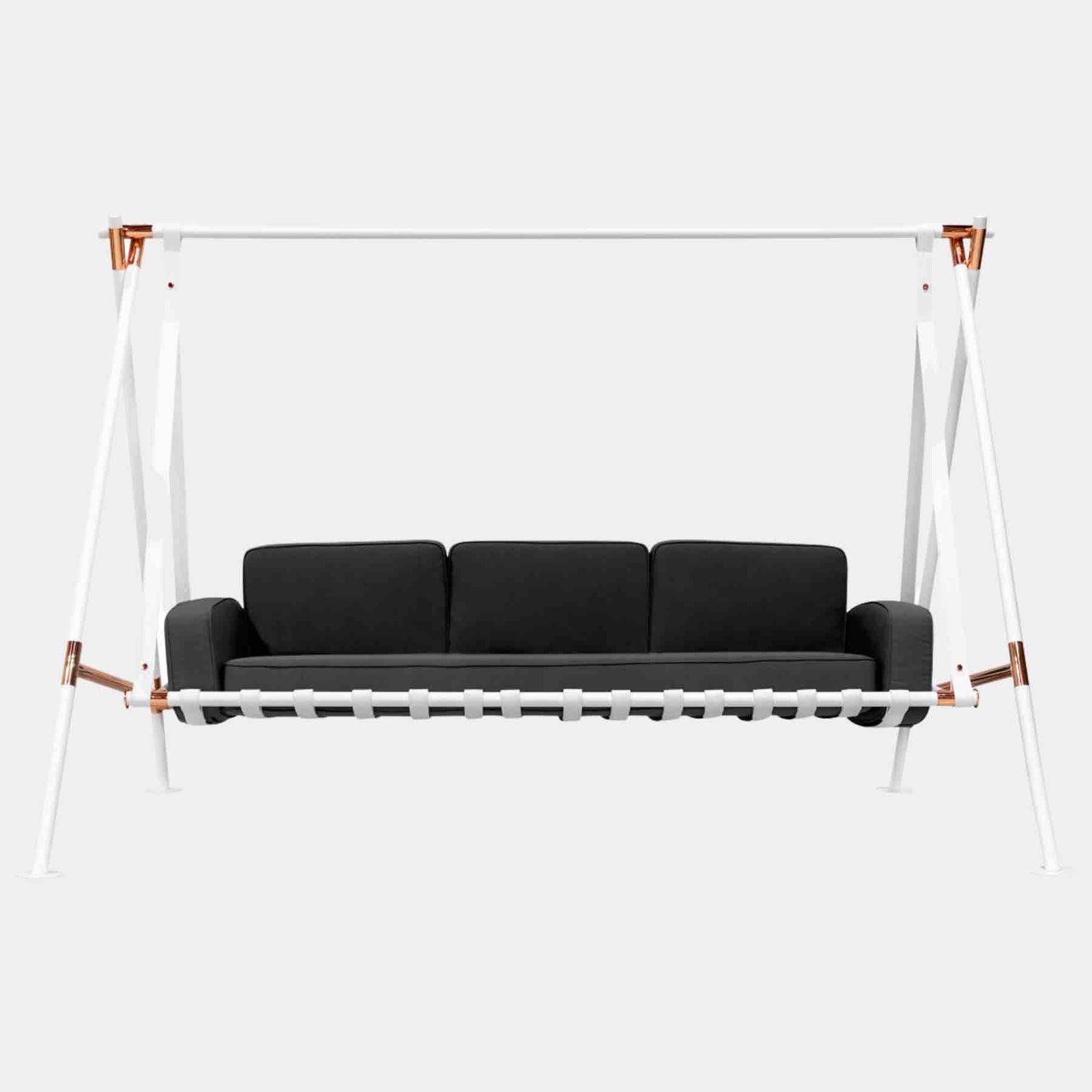 Copper hanging garden chair top