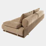 Luxury Modular Sectional Sofa: Visionnaire's Donovan Roll offers unparalleled comfort in a modular design. Customise your living space with a variety of upholstery options and create the perfect sectional sofa for your needs.