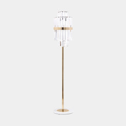 Elsie Crystal Glass Floor Lamp