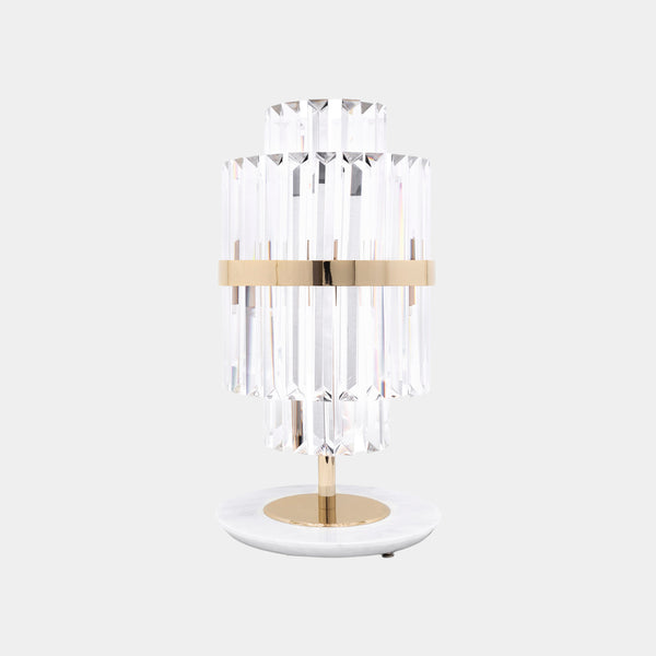 Elsie Crystal Glass Table Lamp