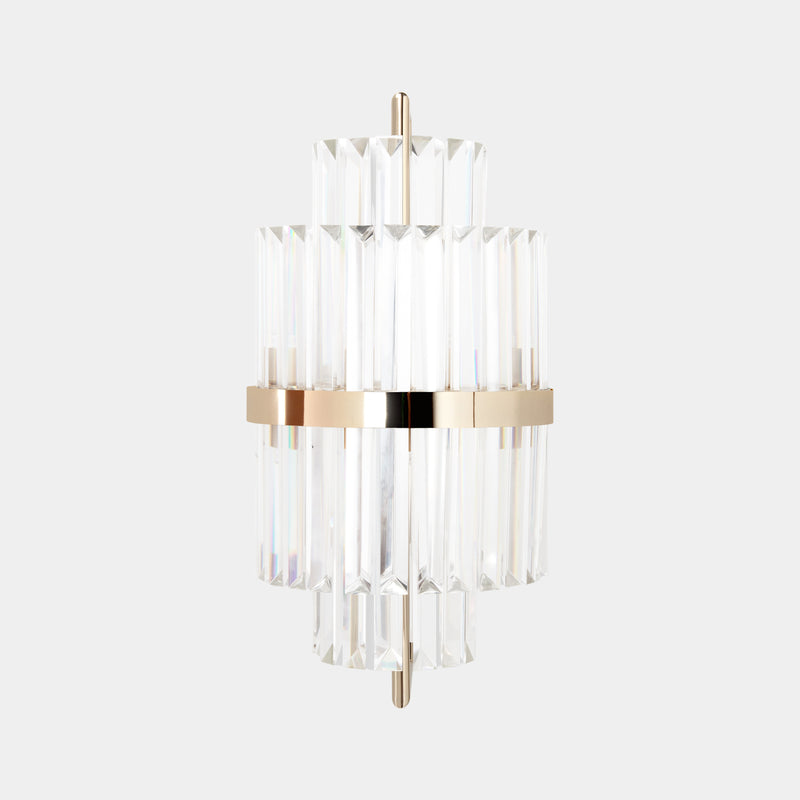 Elsie Crystal Glass Wall Light
