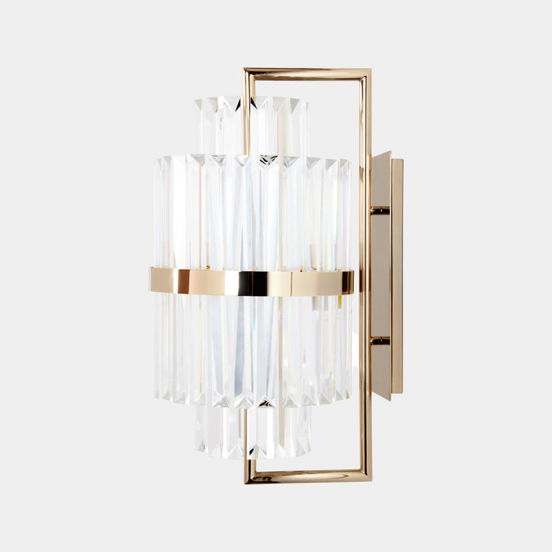 Elsie Crystal Glass Wall Light