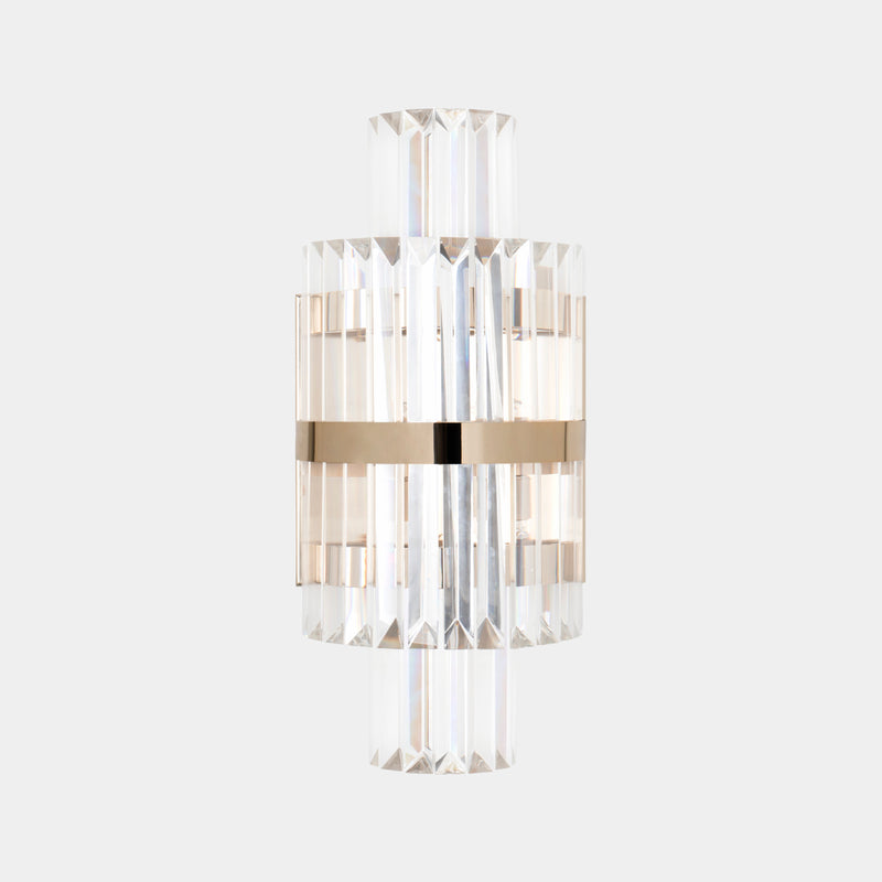 Elsie Crystal Glass Wall Light