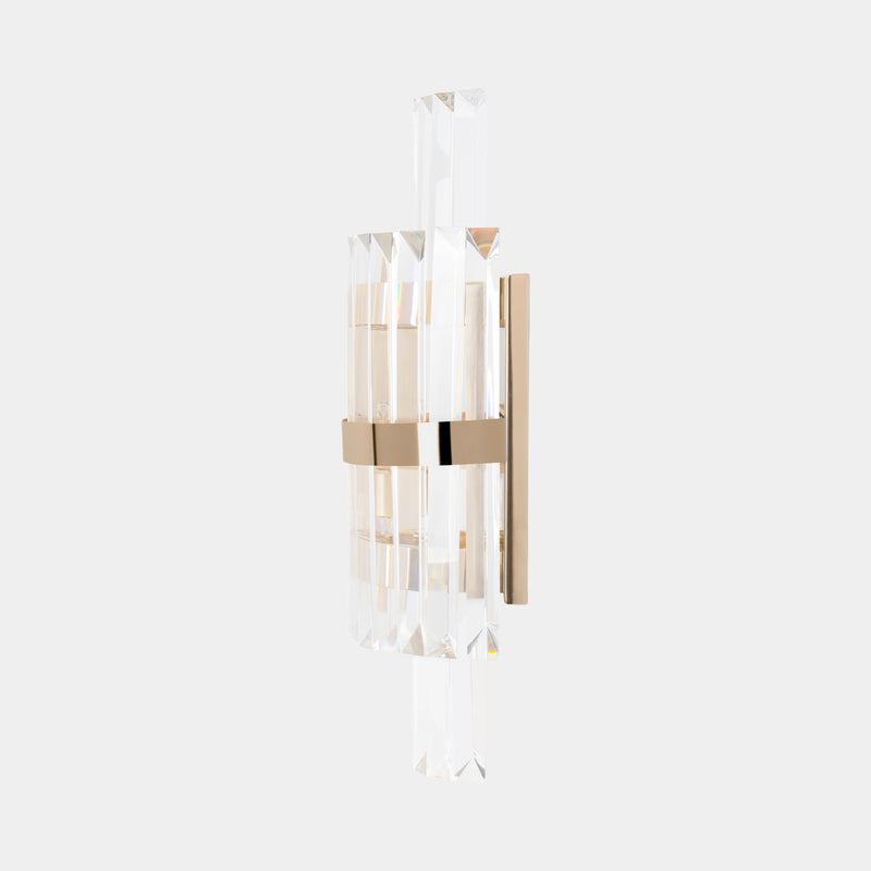 Elsie Crystal Glass Wall Light