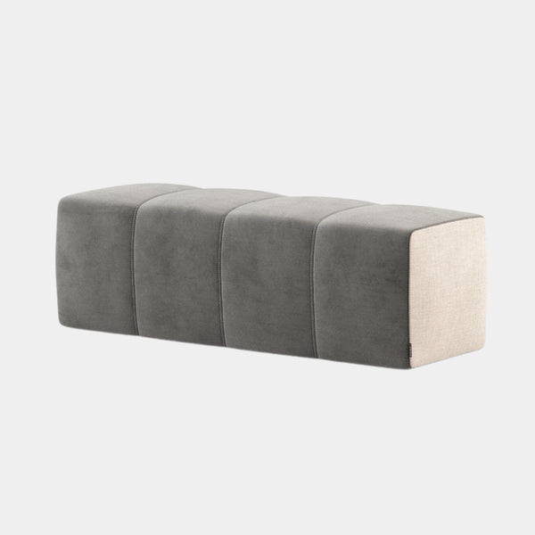 Emilia Upholstered Bench with Stitching Detail