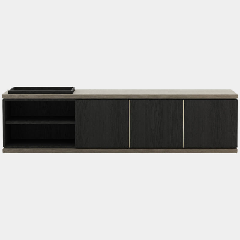 Esposito Clean-Cut Luxury Media Unit with Storage