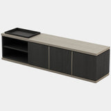 Esposito Clean-Cut Luxury Media Unit with Storage