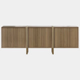 The Private Label Ripas Sideboard in Eucalyptus Veneer & Brushed Brass Sideboard
