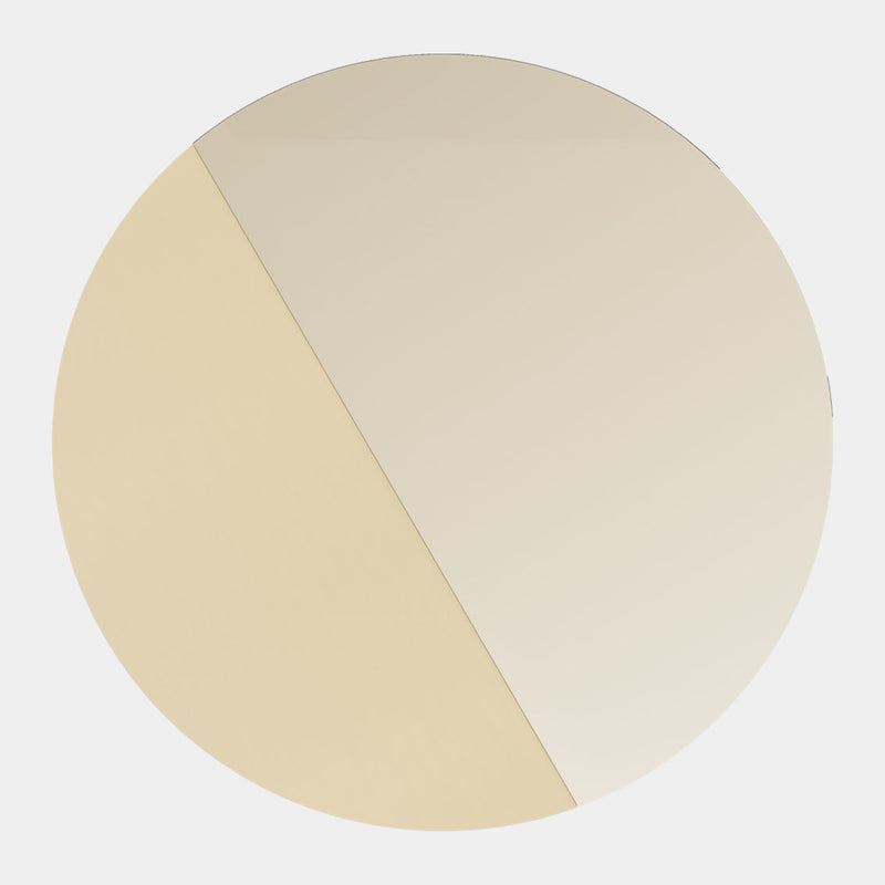 Fabbri Bronze Circular Mirror