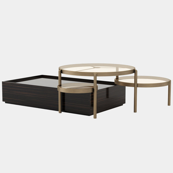 Forte Luxo Coffee Table with Low Table