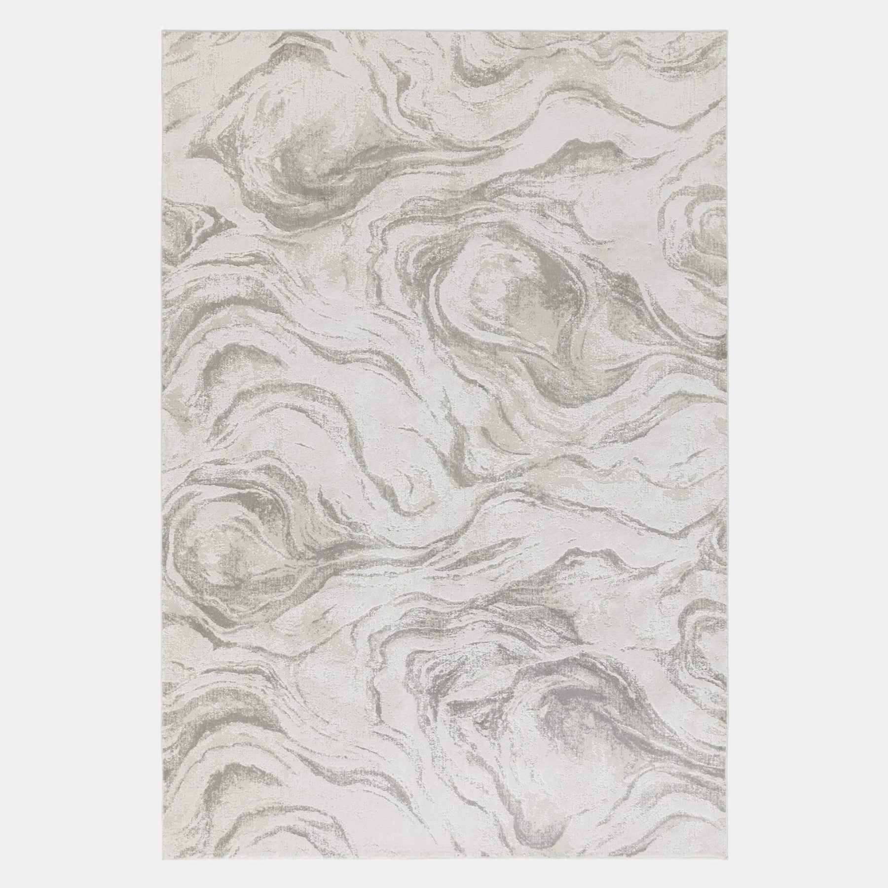 Garcia Rippled Champagne Rug | Touched Interiors