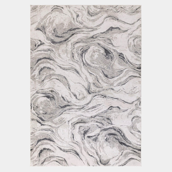 Garcia Rippled Nero Rug