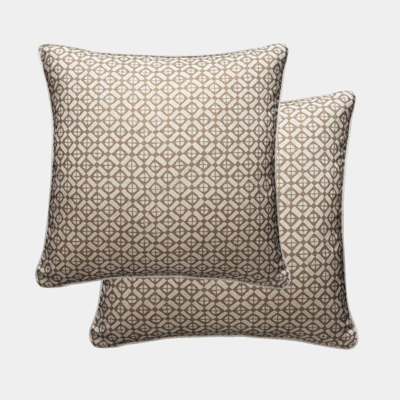 Geometric Diamond Audley Almond Cushion