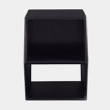 Giorgio Black Stained Ash Luxury Side Table