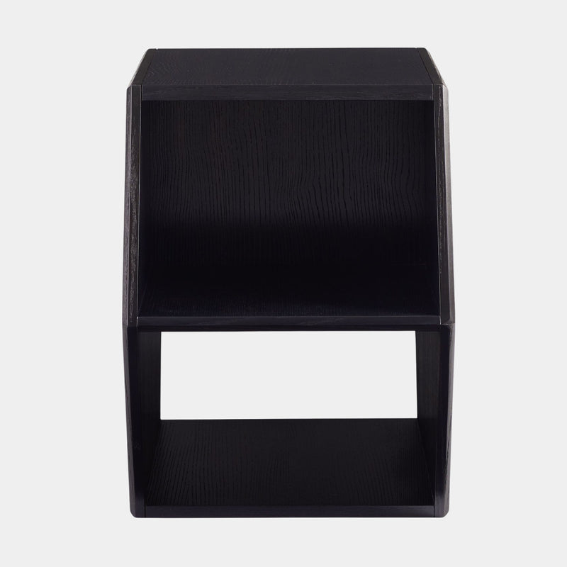 Giorgio Black Stained Ash Luxury Side Table