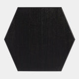 Giorgio Black Stained Ash Luxury Side Table