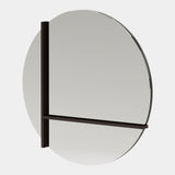 Giuliano Circular Mirror with Nickel Frame