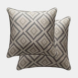 Glacier Storm Moody Grey Cushion