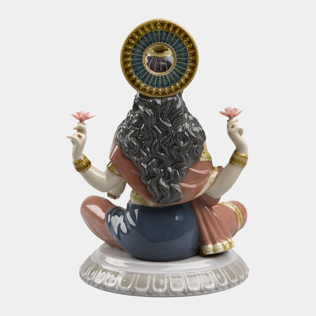 Goddess Sri Lakshmi Figurine Touched Interiors