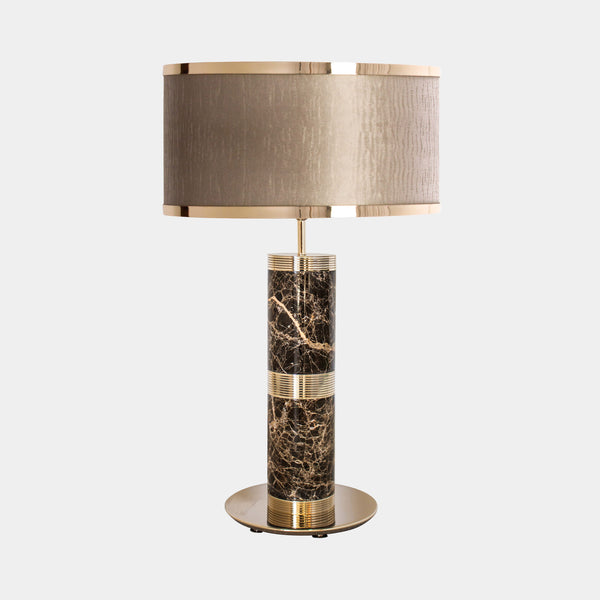 Gold Plated Brass Rings Gabbana Table Lamp