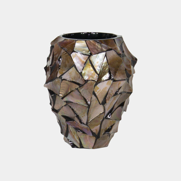 Gosrottie Brown Seashell Orchid Planter