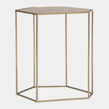 Harper Brown Tinted Glass Side Table