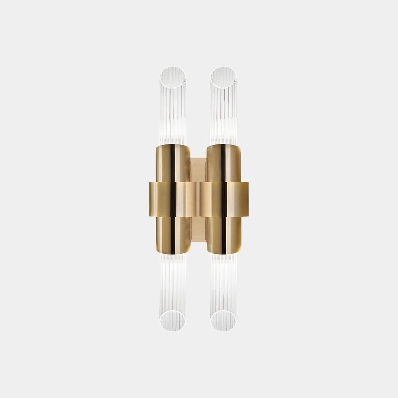 Celeste Wall Lamp: Modern Entryway Lighting (Gold & Crystal)