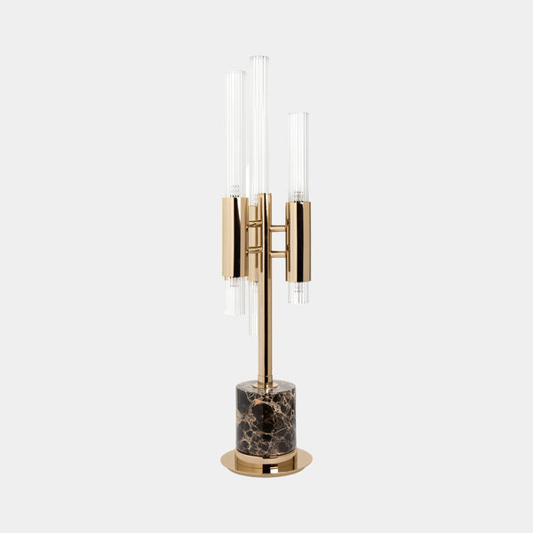 Hermione Emperador Marble Table Lamp