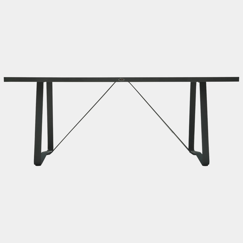 Horizon Carbon Matt Outdoor Dining Table