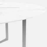 Nero Circular Marble Outdoor Dining Table