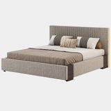 La Brasa Bed with Smoked Eucalyptus & Polished Golden Detailing