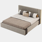 La Brasa Bed with Smoked Eucalyptus & Polished Golden Detailing