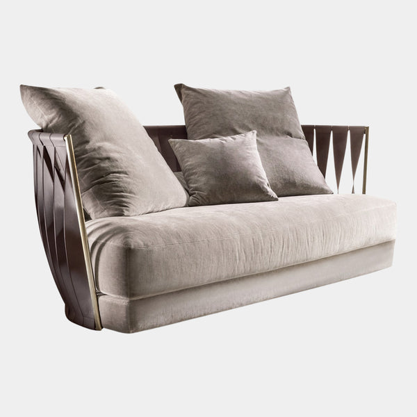 Leather Belt Luxury Italian Sofa
