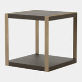 Loire Matte Brass Luxury Side Table